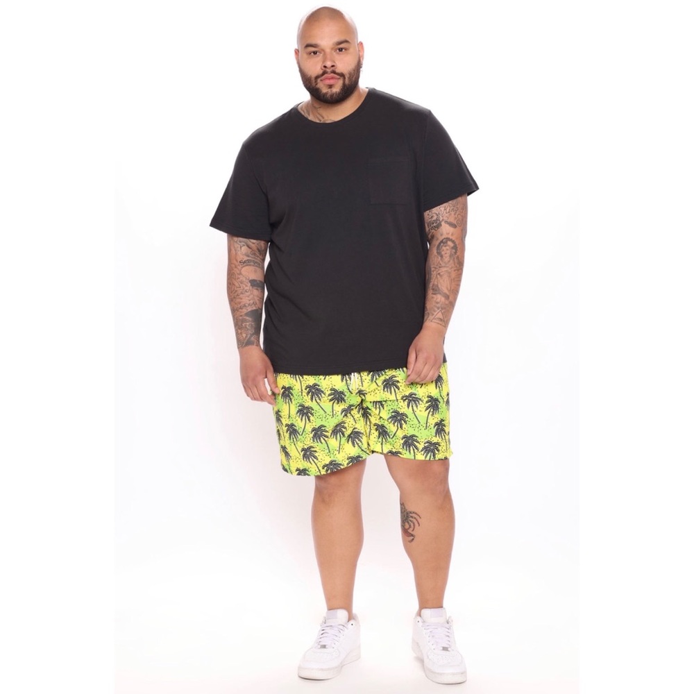 Fashion Nova Men Coconut Swim Trunks NWT Size XL - Picture 5 of 8